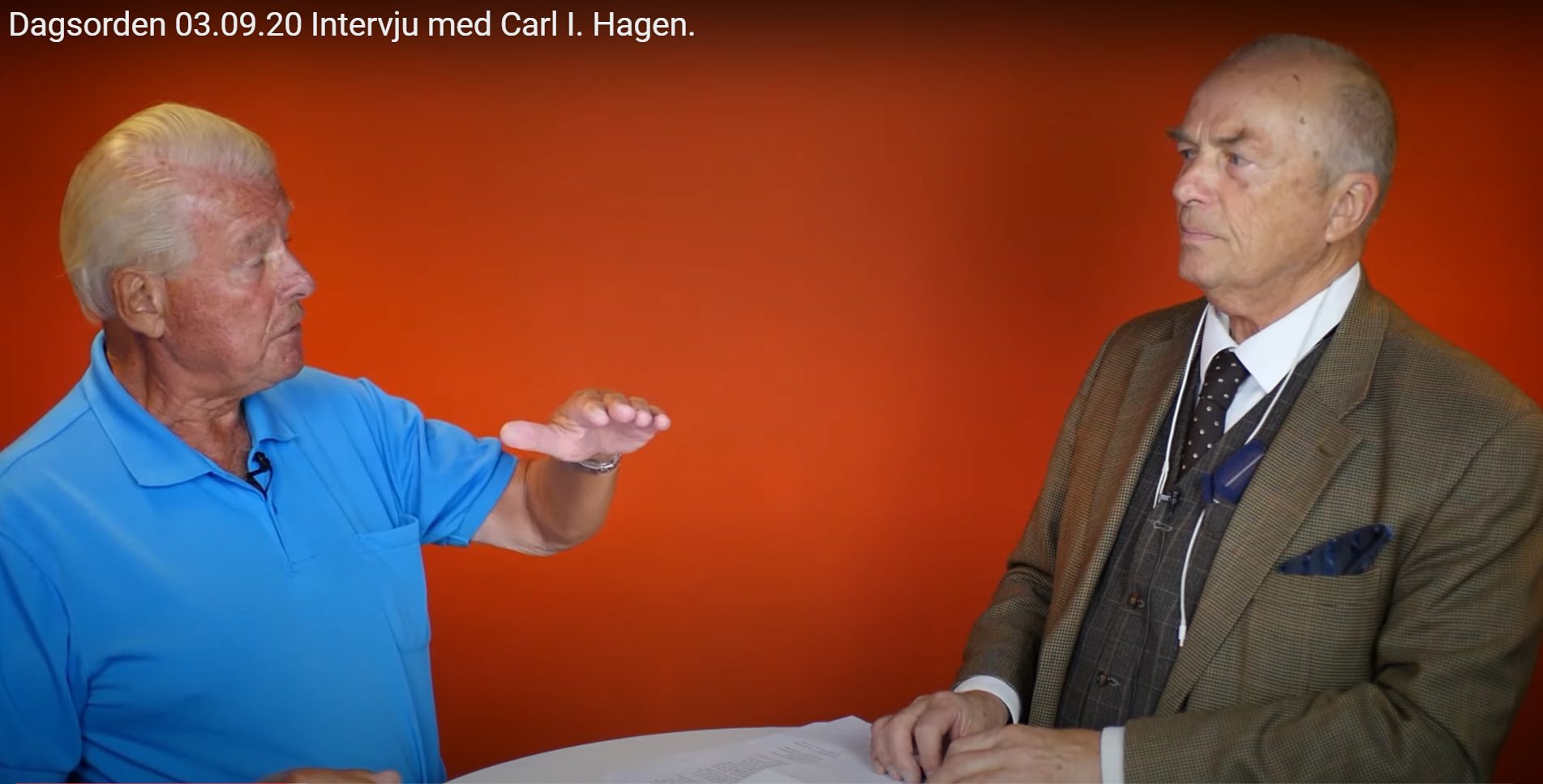Carl I Hagen intervjuet i Document Dagsorden&nbsp;<span>(+)</span>