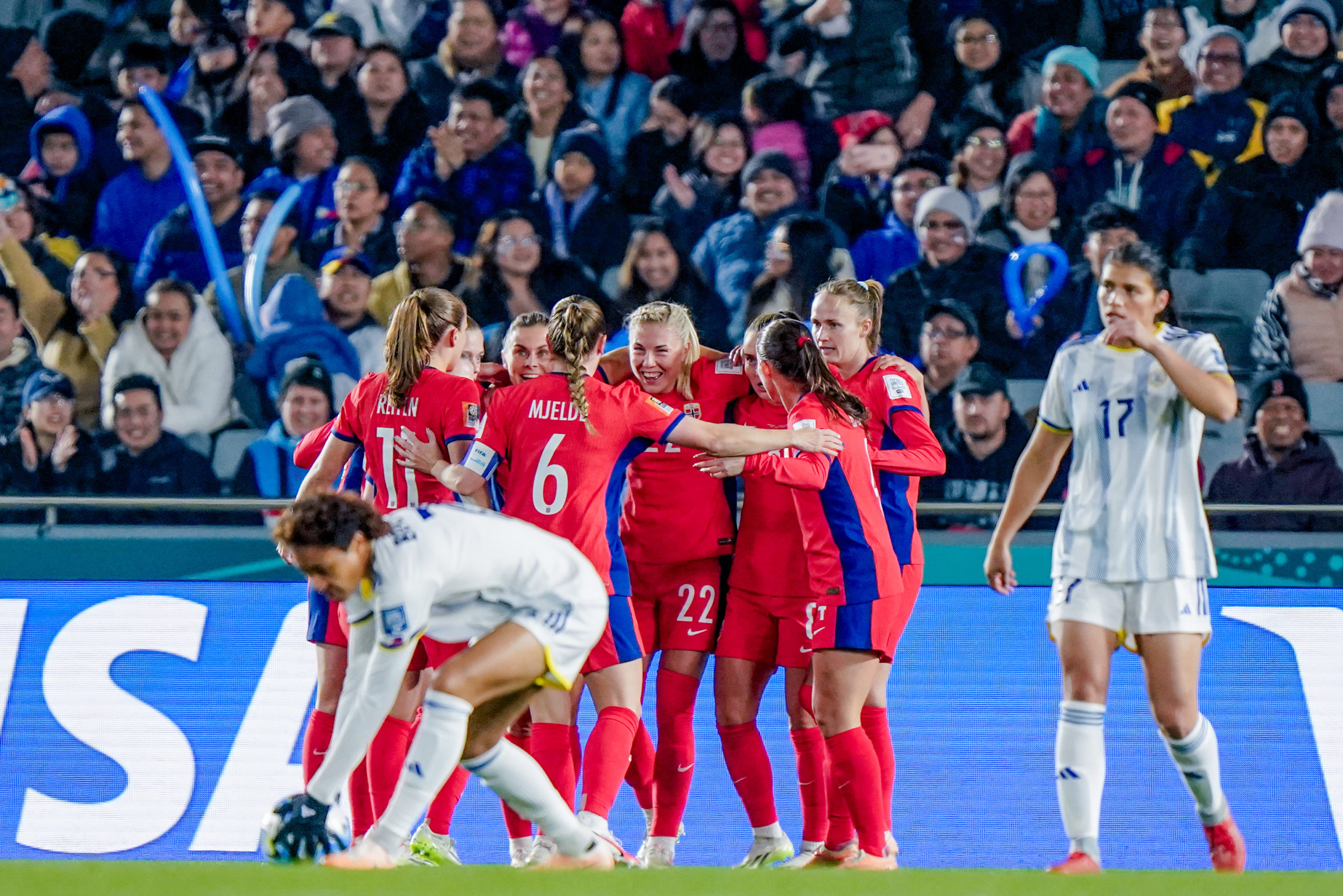 Norge knuste Filippinene 6-0, videre i VM&nbsp;<span>(+)</span>
