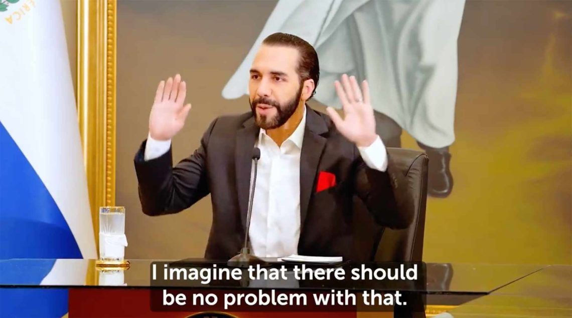 President Nayib Bukele i El Salvador 25. april 2024