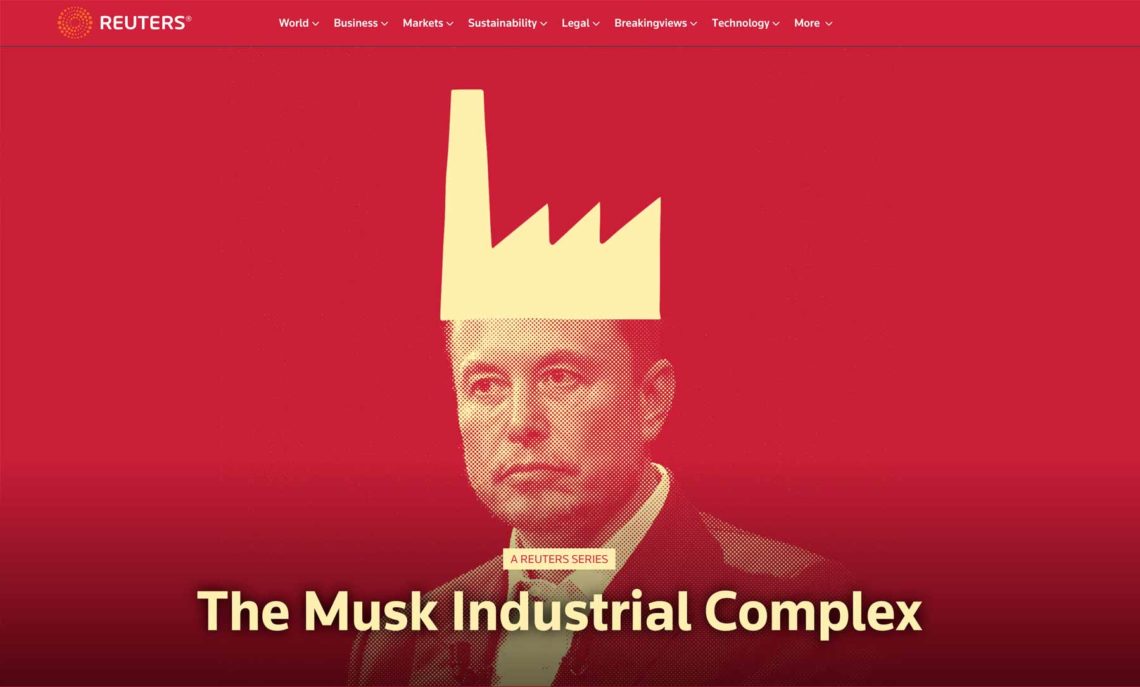 Reuters artikkelserie om Elon Musks selskaper