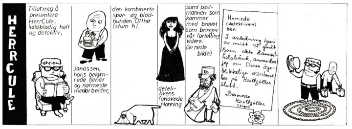 Glemt tegneserie av Odd Børretzen gjenfunnet