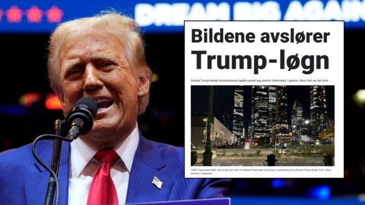 Faktasjekk: Dagbladet med spinnvill Trump-påstand