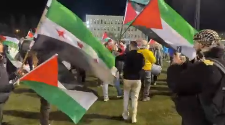 Demonstrasjoner i Bodø før fotballkamp mot israelsk lag