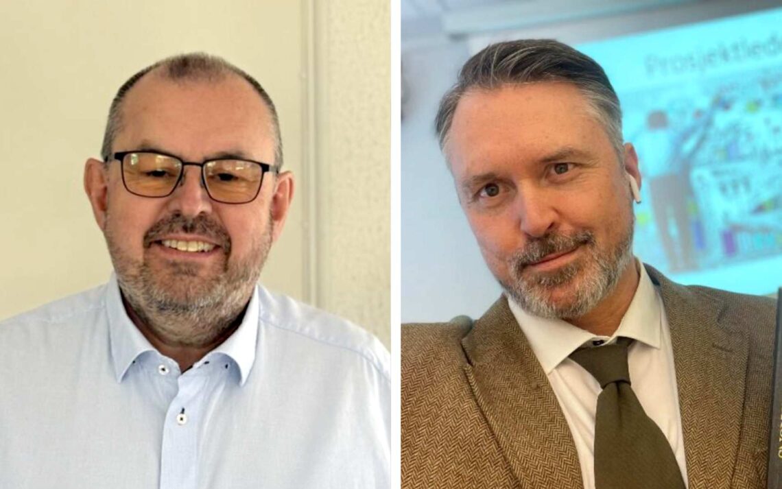 Øistein Høksnes og Stein Olav Kåsa fra INP