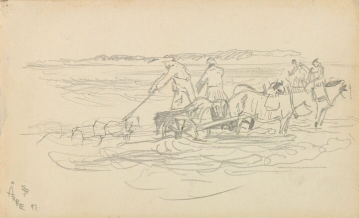 Tarekjøring, Orre (1897).