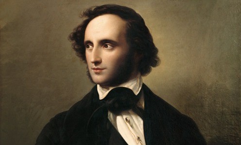 Portrett av komponisten Felix Mendelssohn-Bartholdy (1837).