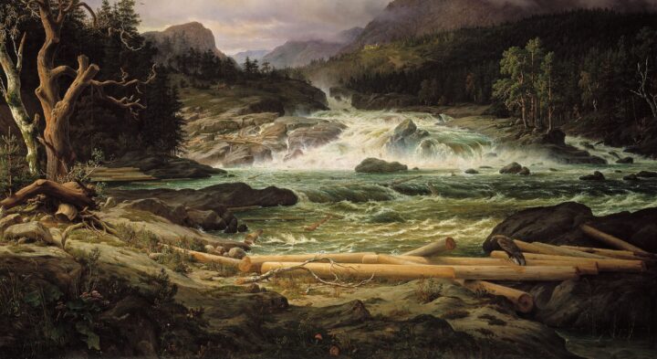 Labrofossen ved Kongsberg (1837).