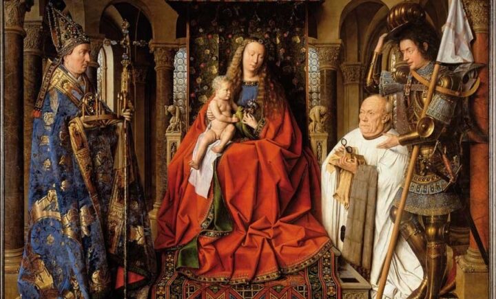 Madonna med canonicus Joris van der Paele og helgener (1434).
