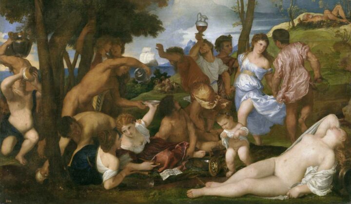 Bacchanal på Andros (1523-26).