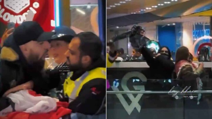 Se video: Maskerte aktivister stormet kjøpesenteret midt i romjulssalget