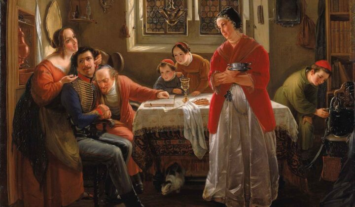 Veteranens hjemkomst (1833-34).