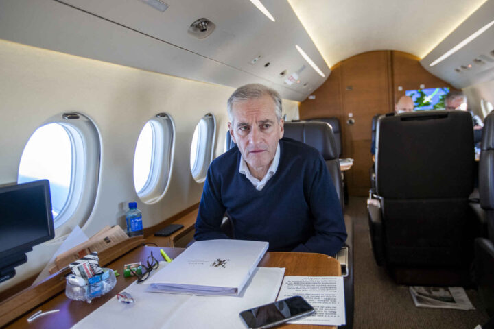 Dobbeltmoralens ansikt: Støres privatflybruk skjøt i været i 2025