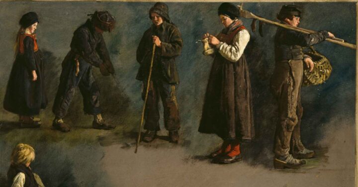 Bondeungdom (1900?).