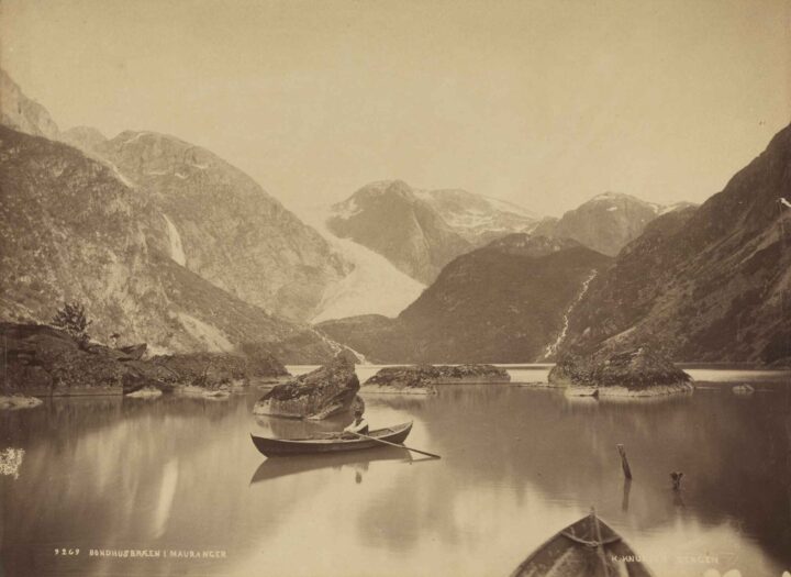 Bondhusbreen, Mauranger, Kvinnherad, Hordaland (1889-1900).