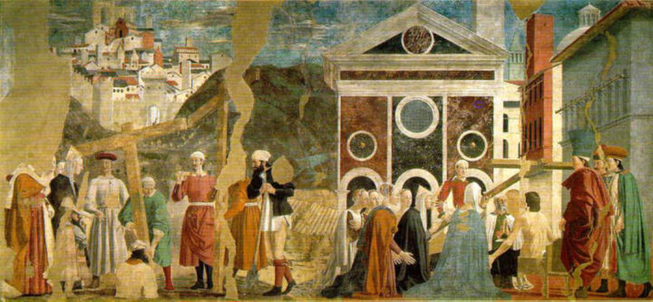 Gjenfinningen og bekreftelsen av det sanne kors (c.1460).