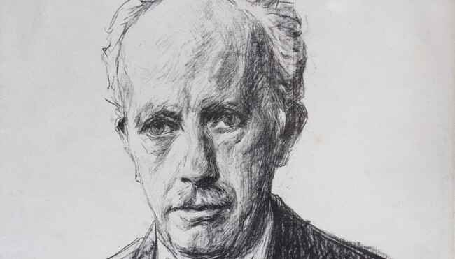 Portrett av komponisten Richard Strauss (c.1918).