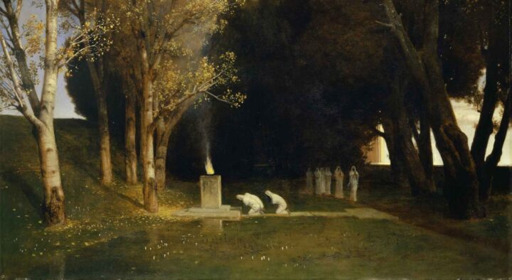 Den hellige lunden (1882).