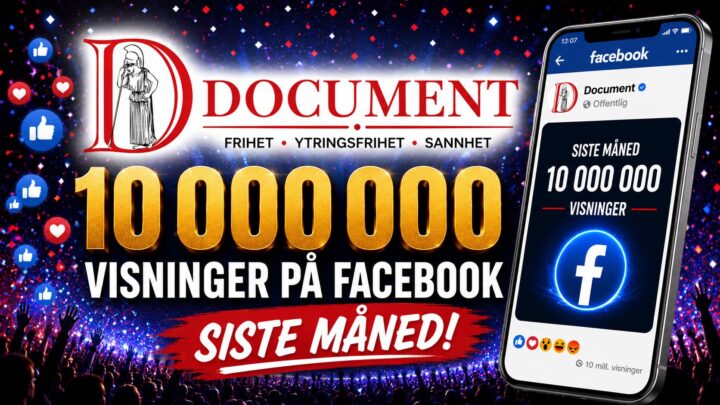 Document med 10 millioner Facebook-visninger – og raskest vekst