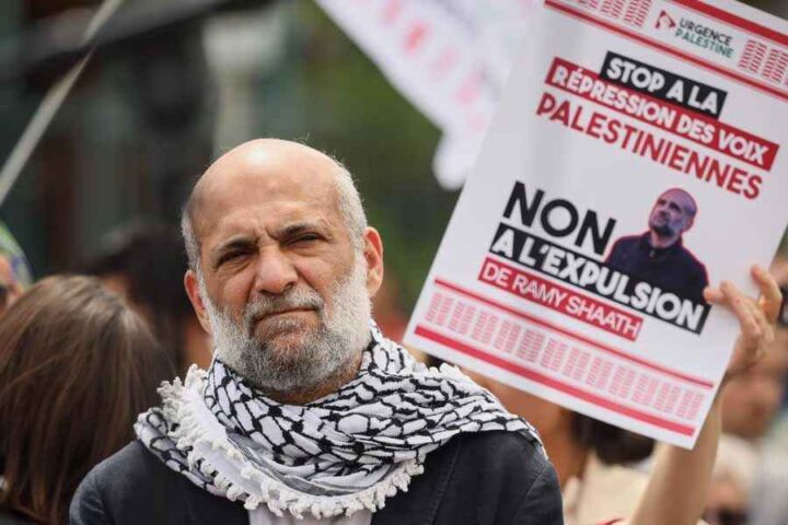 Macron kjempet for palestineren Ramy Shaaths frihet. Idag ønsker Frankrike å deportere ham