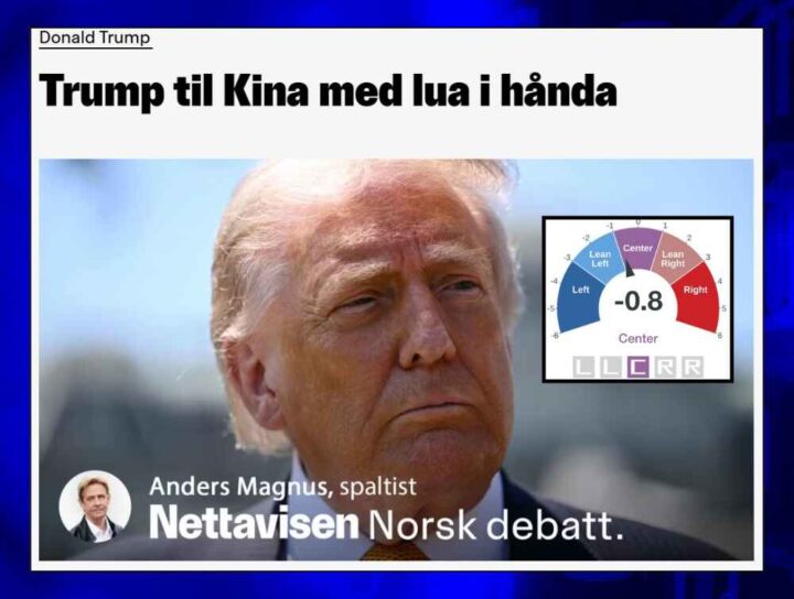 En kommentar så sterkt venstrevridd at den nesten sprenger AllSides-måleren