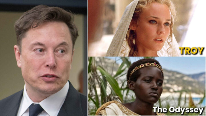 Elon Musk raser etter at Helena av Troja blir svart i ny storfilm: – Historieløst og feigt