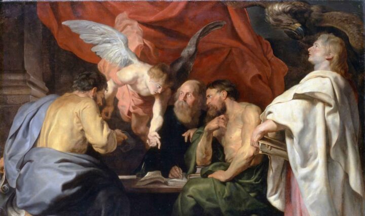 De fire kanoniske evangelister (1614).