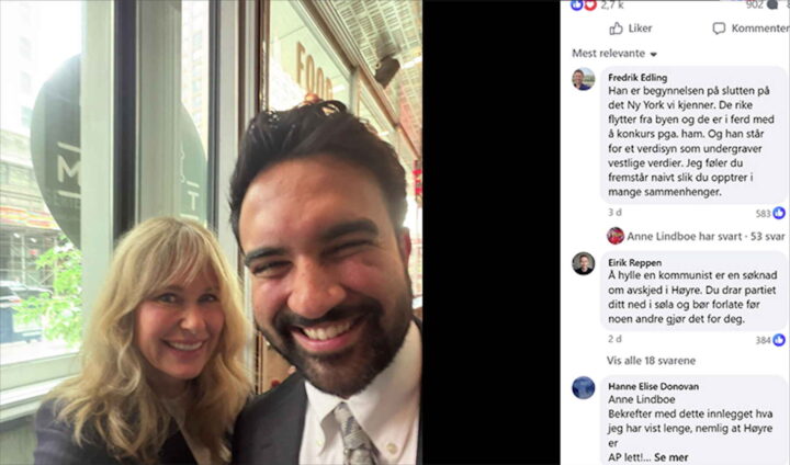 Oslo-ordfører Anne Lindboes fascinasjon for Zohran Mamdani