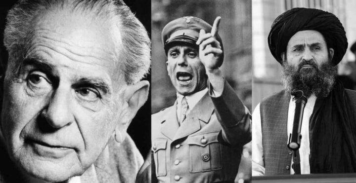 Karl Popper, Joseph Goebbels, islam og toleransens paradoks
