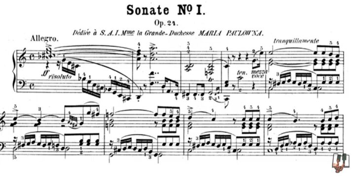 Interlude: Weber - pianosonate nr. 1