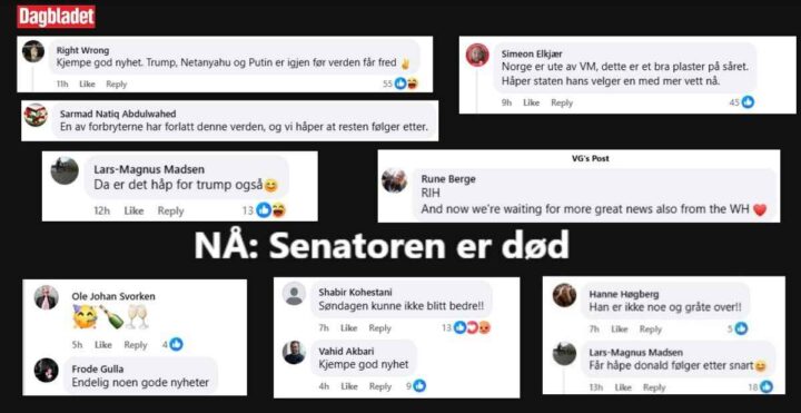 Medier lar hatet flomme: Fra fatwa mot Trump til jubel over Grahams død