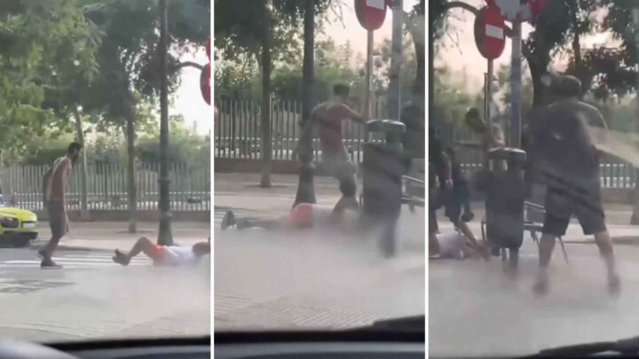 Se video: Ekstremt angrep ryster Europa; ulovlig algerier (26) hoppet på hodet til bevisstløs mann