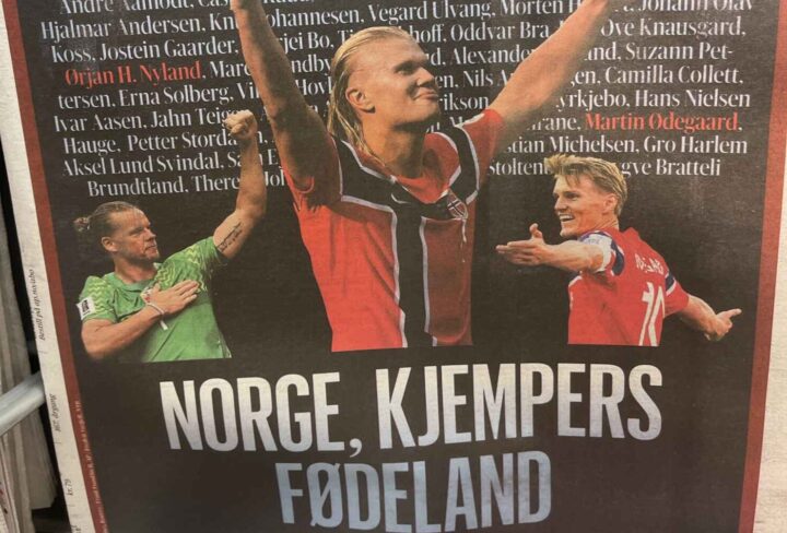 Forsider badet i nasjonalisme