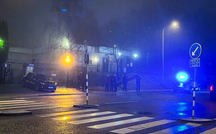 Den russiske ambassaden i Stockholm utsatt for angrep