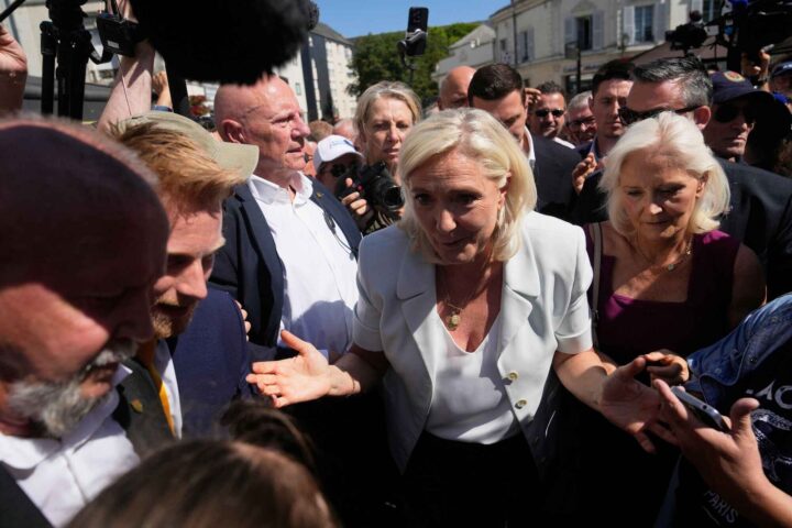 Måling: Le Pen ligger klart best an til å bli Frankrikes president
