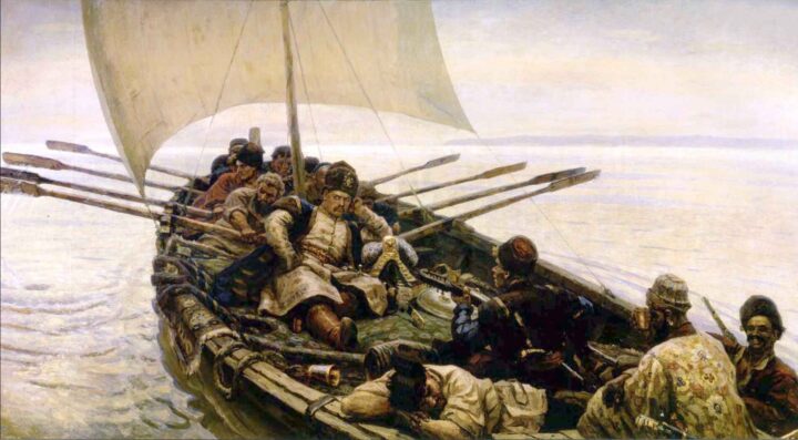 Stjenka Razin på det kaspiske hav (1906).