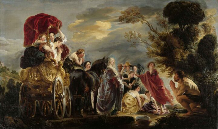 Odyssevs møter Nausika'a (c.1630).
