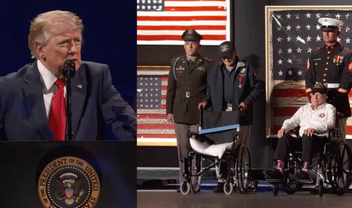 Trump på 250-årsfeiringen: Kommunisme – not gonna let it happen